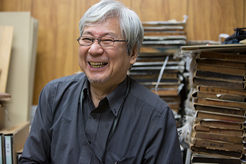Suri-shi, Woodblock printing master Mr. Keizo Sato